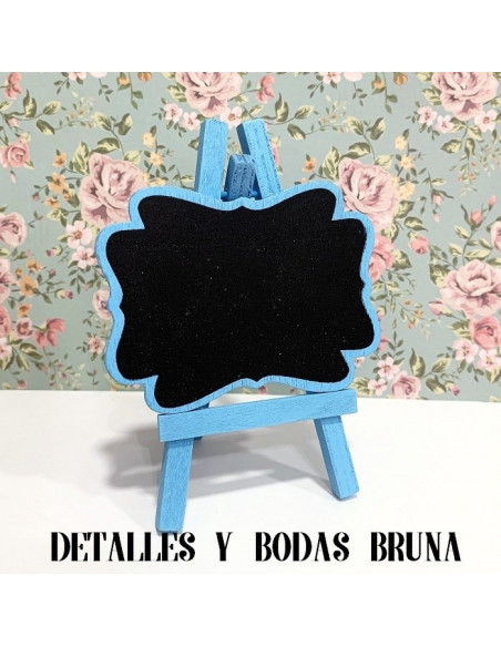 Mini Pizarra con Atril Azul