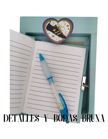 Diario y Bolígrafo Fútbol