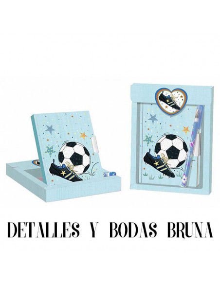 Diario y Bolígrafo Fútbol