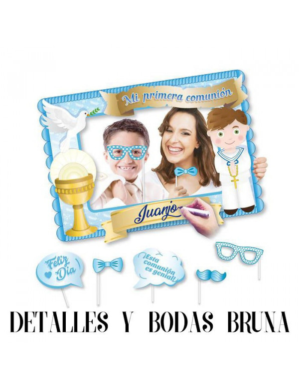 Photocall Comunión Niño con Marco