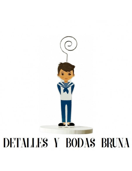 Pinza Portafotos Comunión Niño Marinero