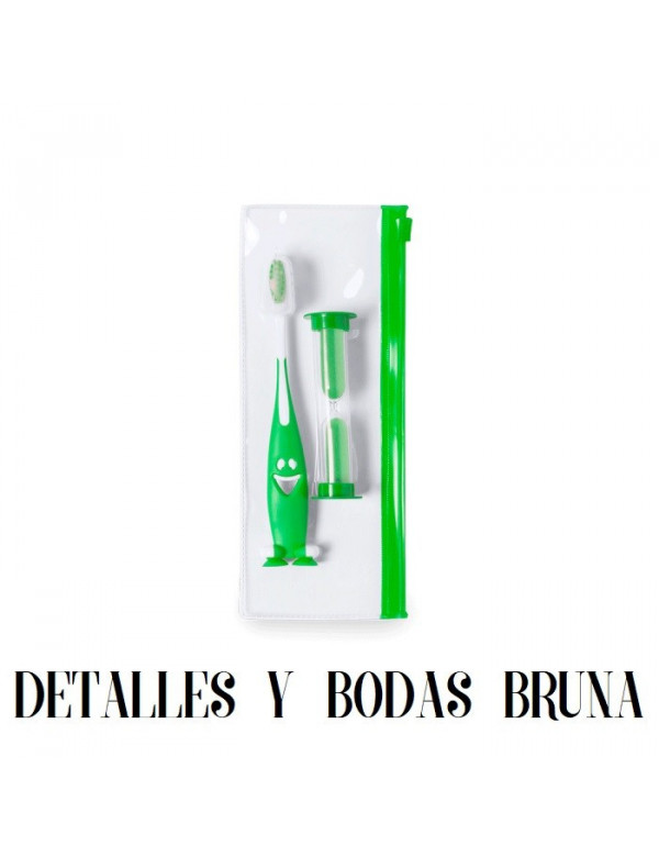 Cepillo de Dientes con Reloj Arena -ELIGE COLOR-