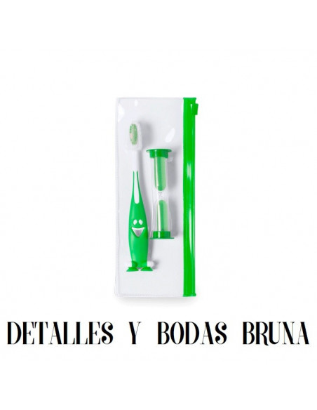 Cepillo de Dientes con Reloj Arena -ELIGE COLOR-