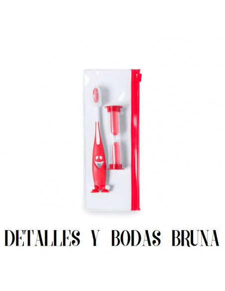 Cepillo de Dientes con Reloj Arena -ELIGE COLOR-