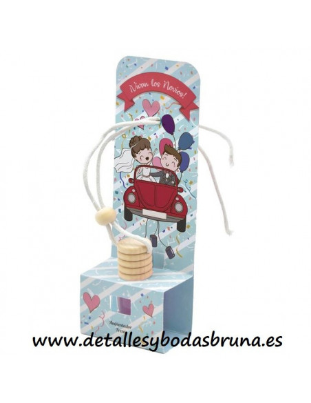 Mikado para Boda Coche de Fresa