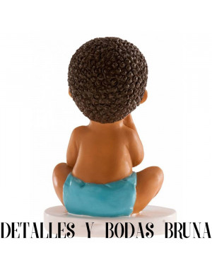 Figura Bautizo Bebé Niño Mulato 2