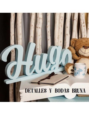 Nombre de Corcho para Comunion - ELIGE COLOR - 