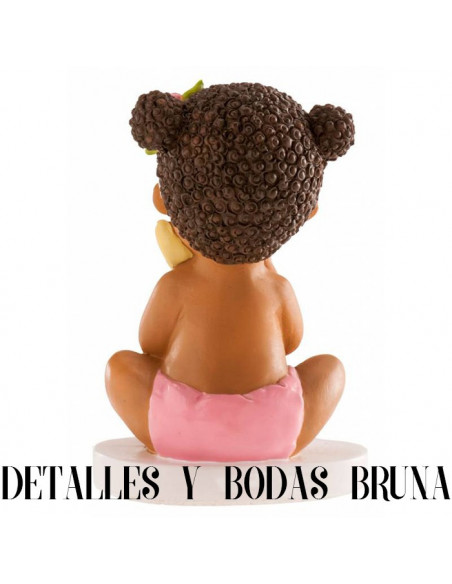 Figura Bautizo Bebé Niña Mulata