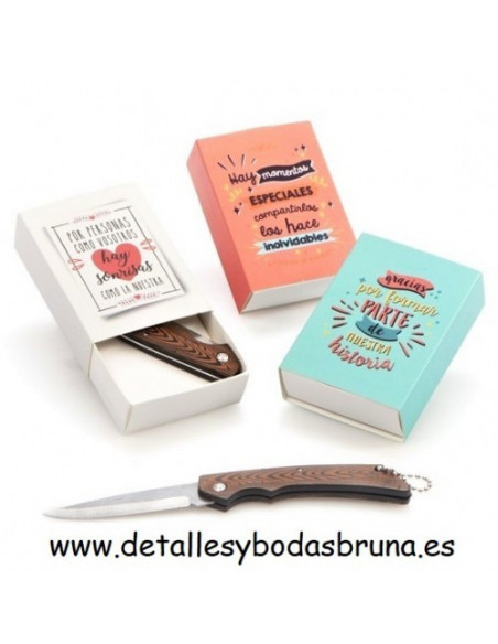 Navaja en Caja Mensaje