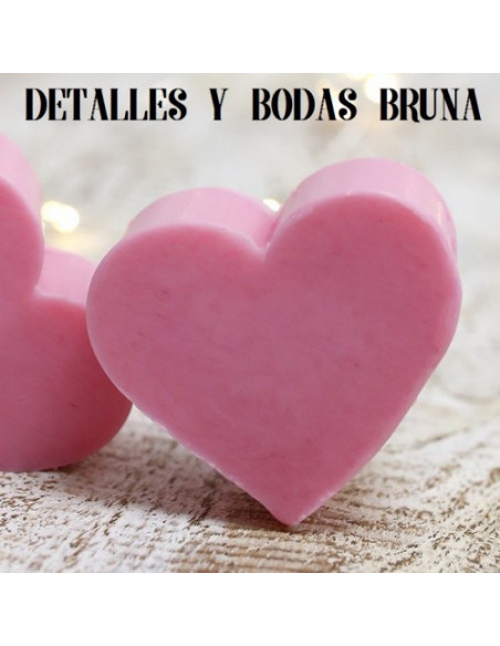 Jabón Corazón Rosa