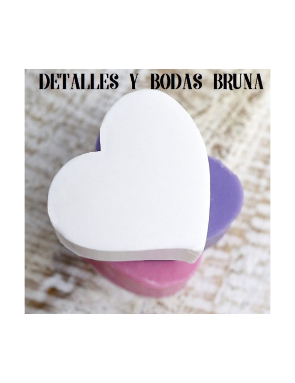 Jabón Corazón Blanco - ULTIMAS 84 UNIDADES -