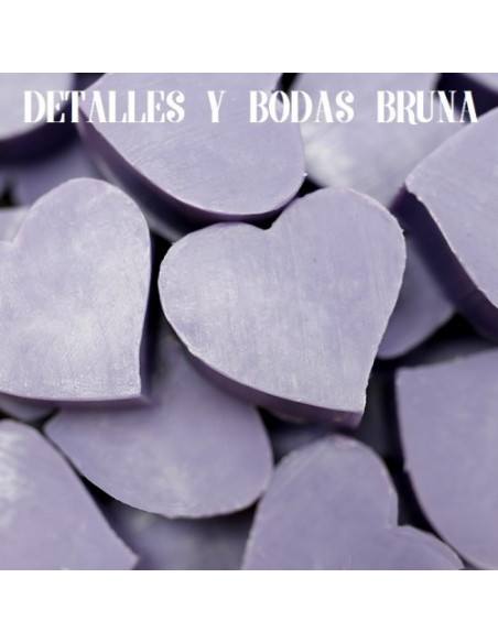 Jabón Corazón Lila