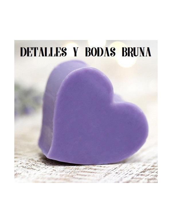 Jabón Corazón Lila