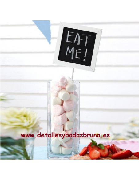 Mesero Pizarra con Peana 