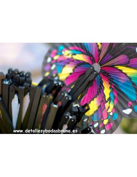 Pay pays Plegables Mariposas colores vivos 