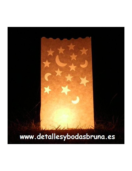 Luminarias Lunas y Estrellas