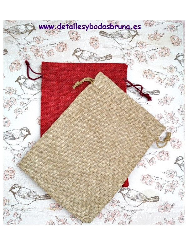 Bolsas de Lino Grandes ESCOGE COLOR