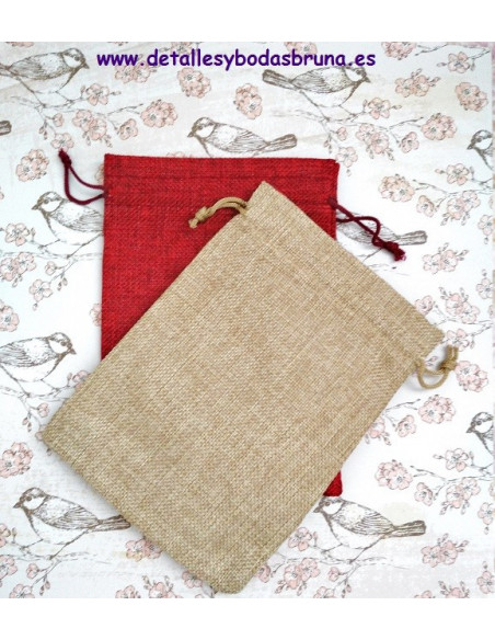 Bolsas de Lino Grandes ESCOGE COLOR