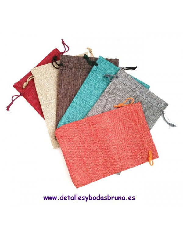Bolsas de Lino Grandes ESCOGE COLOR