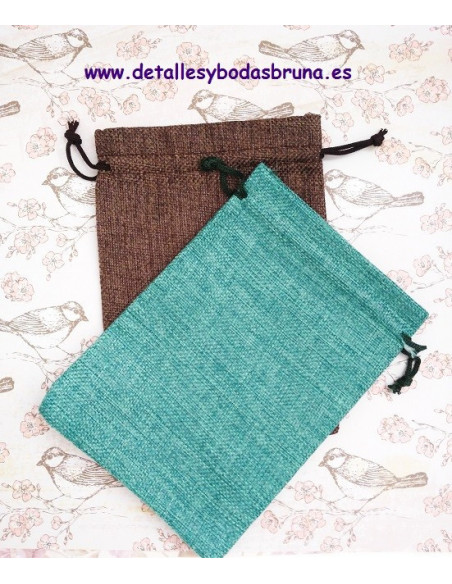 Bolsas de Lino Grandes ESCOGE COLOR