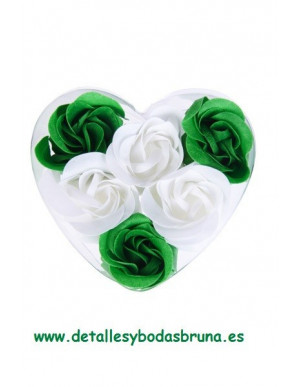 Rosas de jabón 6 unidades 2