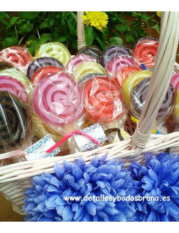 Piruletas de Jabón ELIGE COLORES