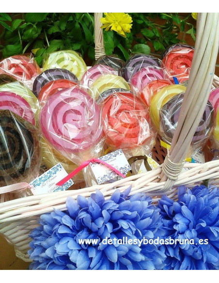 Piruletas de Jabón ELIGE COLORES